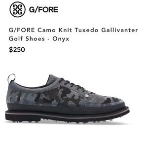 G/FORE CAMO KNIT TUXEDO GALLIVANTER - Onyx